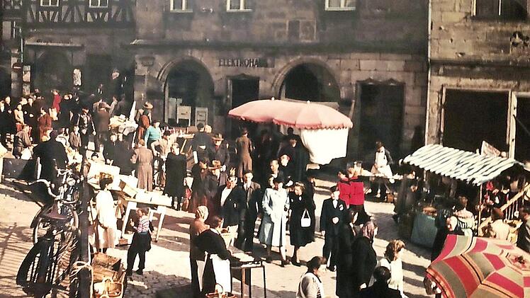 Bis vor wenigen Jahrzehnten herrschte noch reges Markttreiben in Kronach.