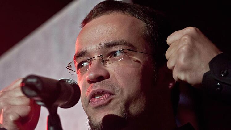 Talentiert: Klaus Hofmann vom Hochschulkabarett "Schlagwort".