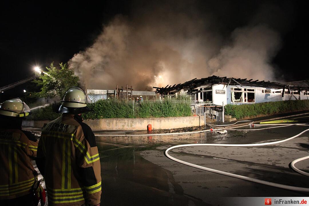Verheerender GroÃŸbrand vernichtet Kulmbacher Kindergarten