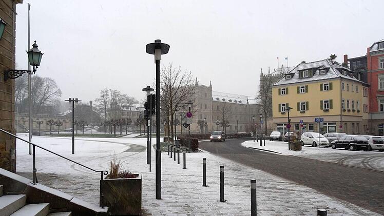 Winterimpressionen aus Coburg: Blick zum SchlossplatzFoto: Jochen Berger
