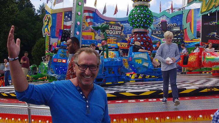 Michael Wolf investierte viel Geld in sein Breakdance-Fahrgeschäft. Foto: Heike Schülein