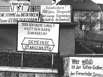 Groß war die Unruhe vor der Kommunalwahl 1978 in Stangenroth, am Ende wählten nur zwei Bürger.  Foto: Archiv Hans-Dieter Wolf