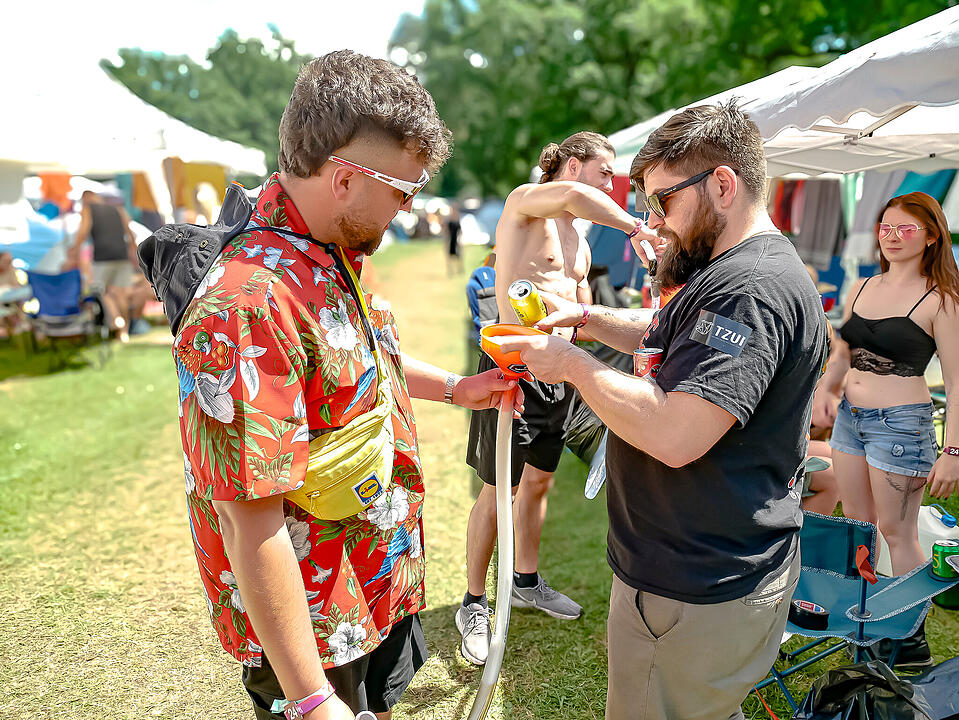 So schön war es bei Rock im Park am Samstag - Camping