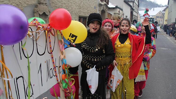 Faschingszug durch Sulzthal