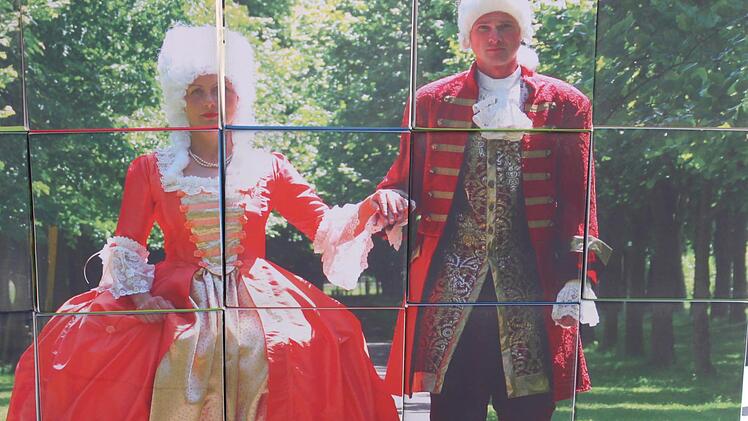 Hier noch aals Bild, am Wochenende in echt: das Markgrafenpaar Foto: Jürgen Gärtner