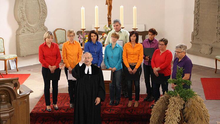 Für den Besuch wurde der Trinitas-Chor reaktiviert. Foto: Ralf Ruppert