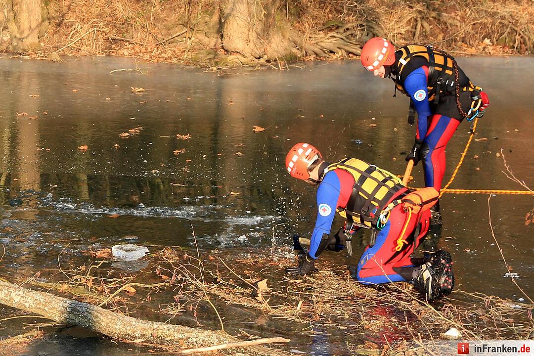 Kreis Bad Kissingen: Suchaktion nach Eis-Unfall