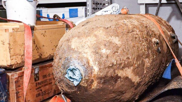 Auf dem Geländer der Würzburger Feuerwehrschule wurde eine Fliegerbombe gefunden. Foto: News5/Höfig