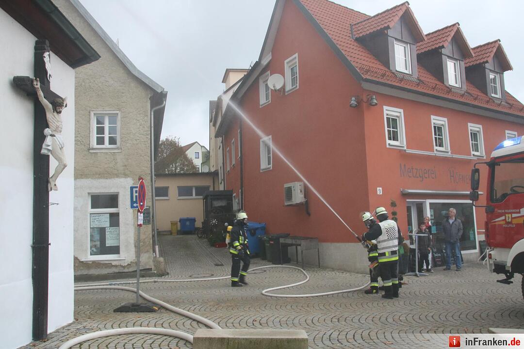 Feuerwehr Hollfeld Großübung