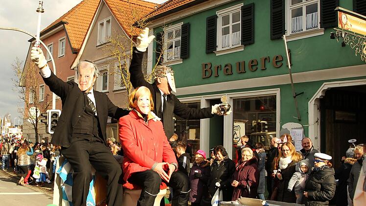 Angie und Gefolge: Politprominenz in EbensfeldMarkus Drossel