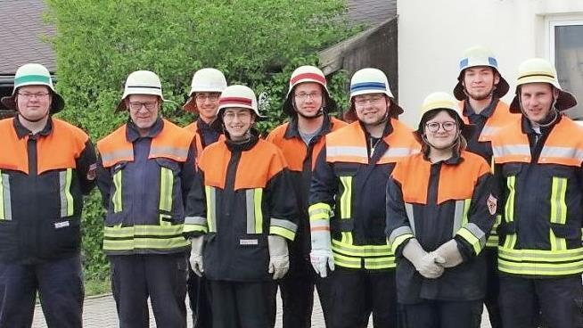 Die erfolgreichen Feuerwehrleute aus Hofstetten  Foto: Gerold Snater