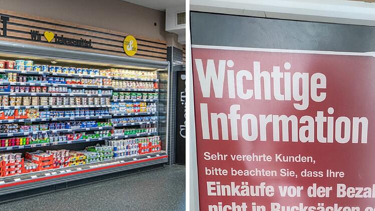 Würzburger Edeka wendet sich mit Plakat an Kunden - "wichtige Information"