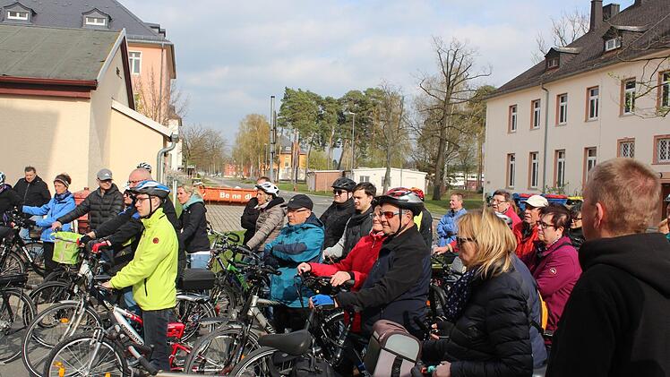 FT-Radtour über das Gelände der Bundespolizei. Foto: Michael Memmel