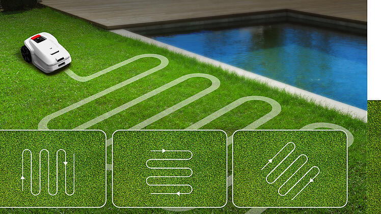 Der Mähroboter Goat Bot Unicut übernimmt das Rasenmähen vollautomatisch und sorgt für einen stets gepflegten Garten.