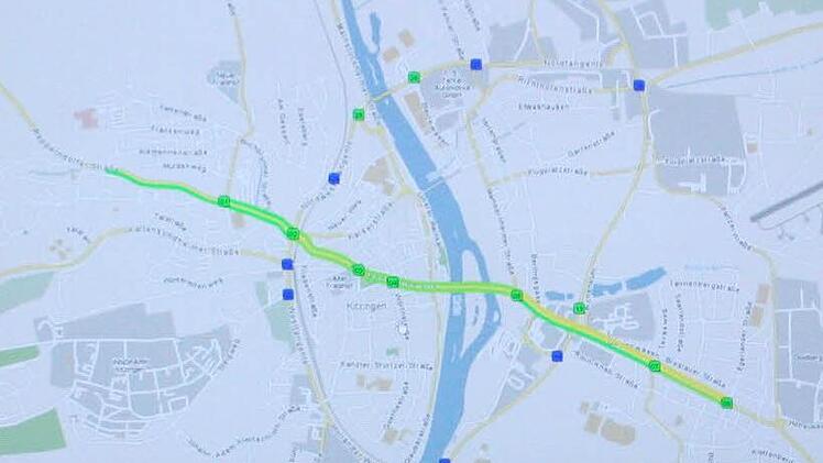 Die Verkehrsströme durch und in Kitzingen sind genau gemessen. Fotos: Sabine Paulus