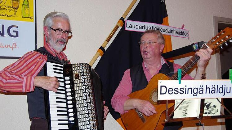 Gerhard Hippeli und Clemens Behr in Aktion