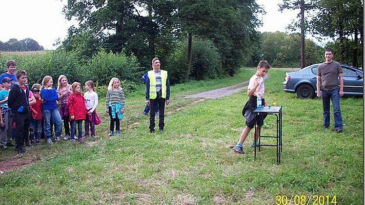 Beim Ferienprogramm des Haarder Sportclubs bewiesen die Kinder Geschick an den verschiedenen Stationen.  Foto: Sportclub