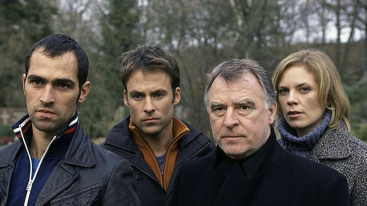 Das Team der "SOKO Leipzig" in seiner urspr&uuml;nglichen Besetzung: Miguel Alvarez (Gabriel Merz, von links), Jan Maybach (Marco Girnth), Hajo Trautzschke (Andreas Schmidt-Schaller) und Ina Zimmermann (Melanie Marschke).