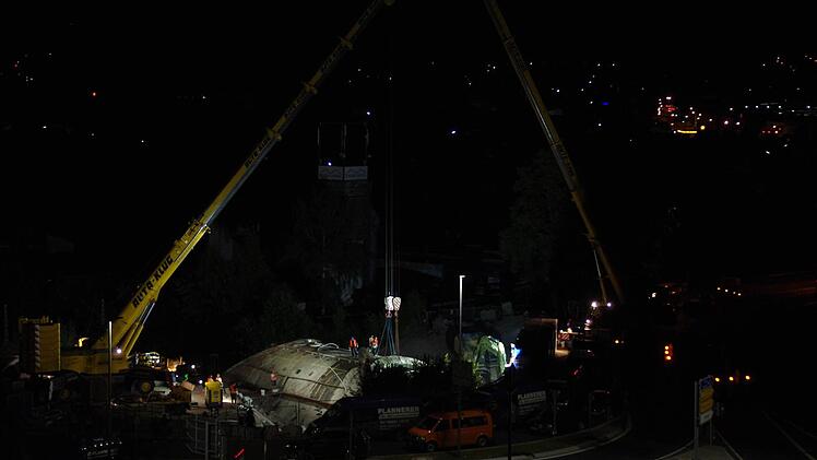 Brückenabbruch in Kronach. Foto: Marco Meißner