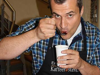 Mario Liebold hat seine Leidenschaft zum Kaffee zum Beruf gemacht.  Fotos: Sabine Herteux
