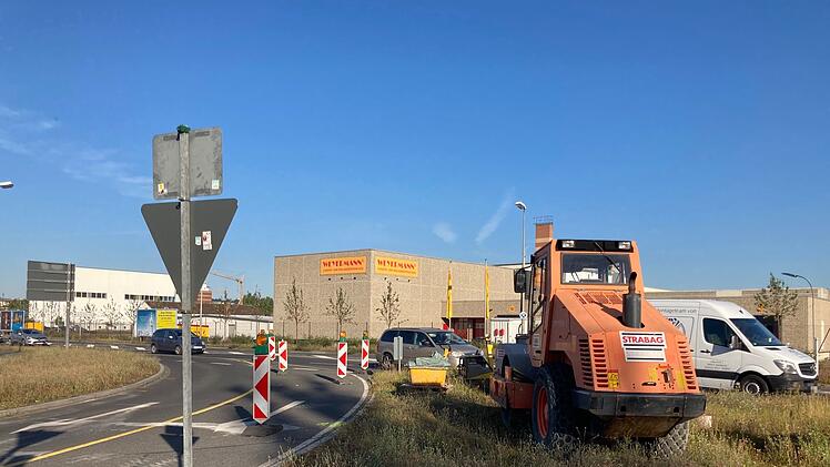Die Großbaustelle am Berliner Ring/Münchner Ring in Bamberg