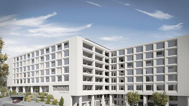 So wird das Klinikum Kulmbach aussehen, wenn in rund drei Jahren die Bauarbeiten abgeschlossen sein werden.  Visualisierung: H2M-Architekten
