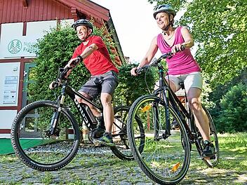 Regelmäßiges Fahrradfahren ist gesundheitsfördernd.