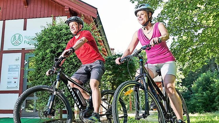 Regelmäßiges Fahrradfahren ist gesundheitsfördernd.