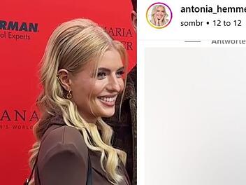 Jetzt ist sein Gesicht zu sehen: Antonia Hemmer zeigt ihren Freund