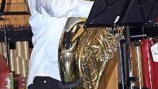 Sophie-Marie aus Altendorf (11) blies die Tuba.