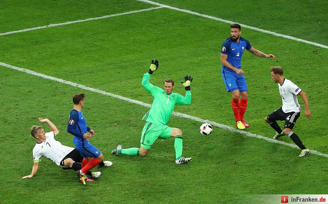 e bittere Niederlage der Deutschen