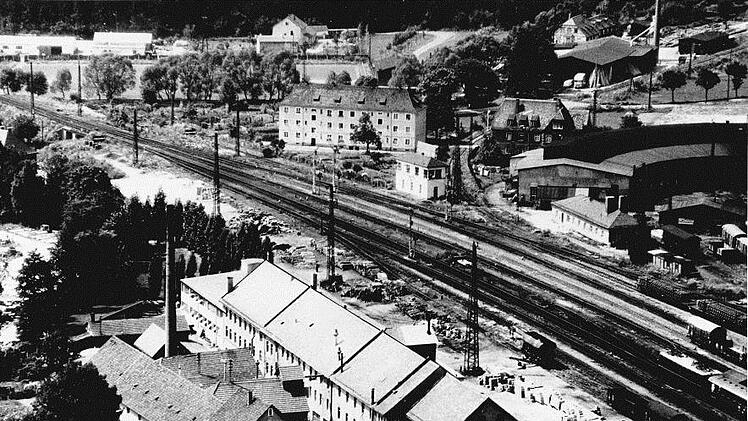 Das Bahnbetriebswerk in Pressig - aufgenommen 1940. Foto: Archiv Georg Dinkel