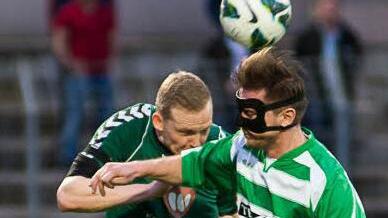 Michael Krämer gegen Thomas Gißibl.  Foto: Tobias Köpplinger