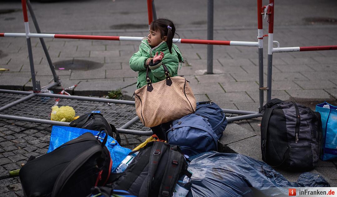 Ankunft von Flüchtlingen am Hauptbahnhof München