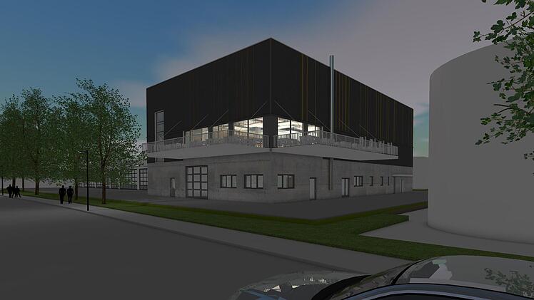 Computersimulation des geplanten neuen Sozialgebäudes des CEB in CoburgAbbildung: ArchiViva