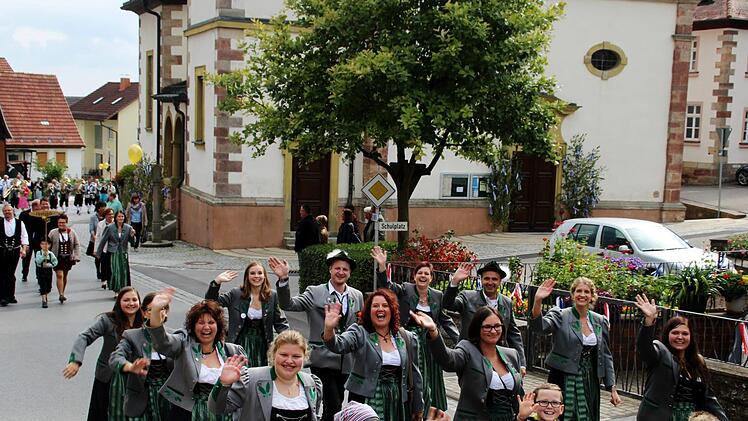 Freude über ein Gelungenes Fest: der Musikverein Stangenroth. Foto: Werner Vogel