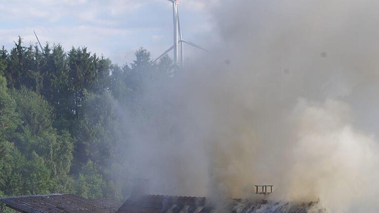 Brandeinsatz in Wildenberg. Foto: Marco Meißner