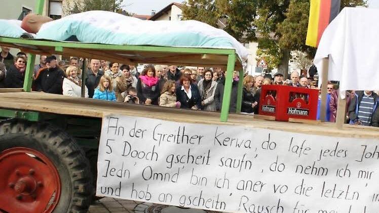 Feste vorsätze für das Kerwaprogramm . . . Fotos: Sonja Werner