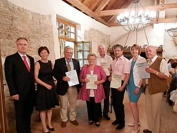 CSU-Ortsverband Markt Einersheim ehrt verdiente Mitglieder. Foto: Rainer Fritsch