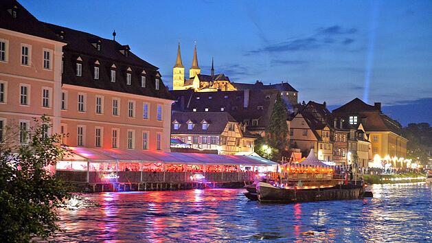 Dieses Jahr wird das Motiv am Leinritt zur Sandkerwa-Zeit anders aussehen als auf dieser stimmungsvollen Aufnahme. Foto: Ronald Rinklef