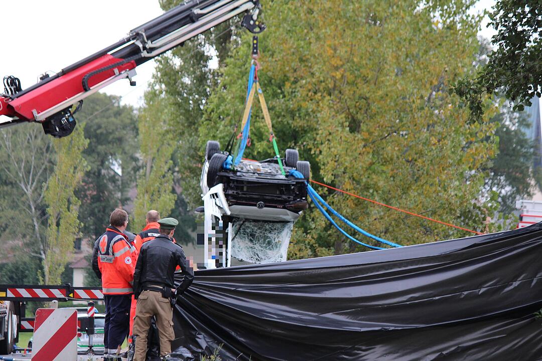 Vermisster Fürther in Auto in Regnitz gefunden