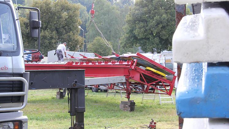 Abbau beim Freischießen. Foto: Marco Meißner