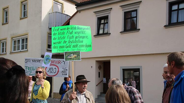 Friedliche Stimmung in Haßfurt