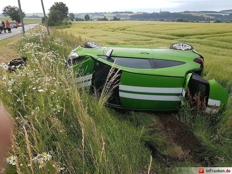 Schwerer Unfall auf B173 bei Köditz