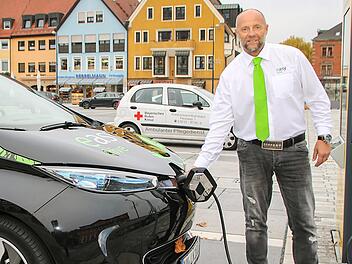 Michael Hilbert hat bei seinem Car-Sharing-Modell allein auf E-Autos gesetzt. Foto: Archiv/Alexander Hartmann