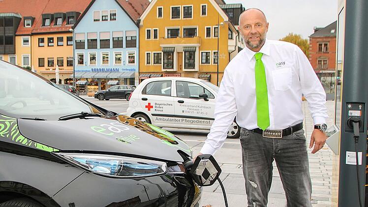 Michael Hilbert hat bei seinem Car-Sharing-Modell allein auf E-Autos gesetzt. Foto: Archiv/Alexander Hartmann