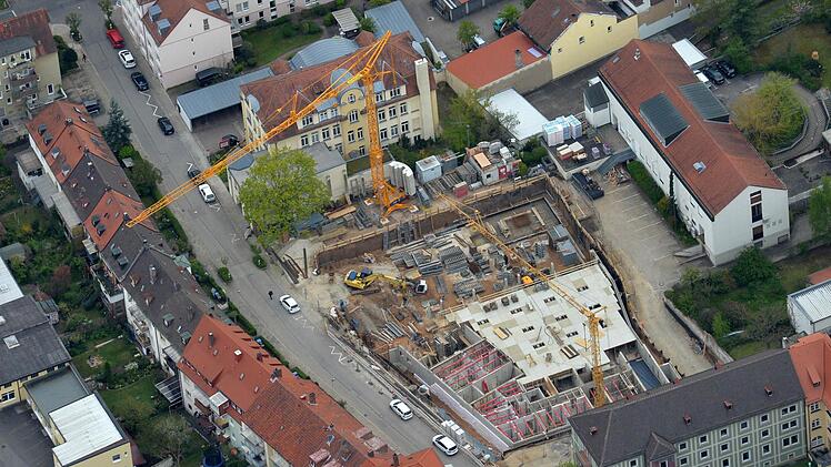 Blick auf die künftige Wohnanlage "Augustenhof" Foto: Ronald Rinklef