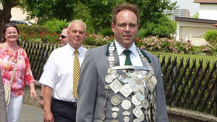 Der Gauschützenkönig Olaf Meißner.