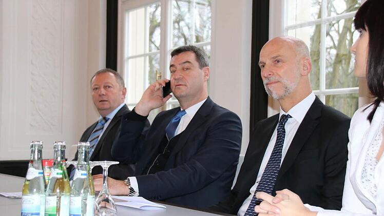 Eindrücke vom Besuch Söders. Foto: Ralf Ruppert