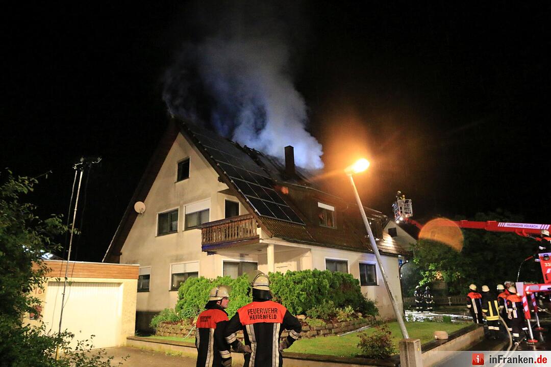 Blitzeinschlag in Gernach